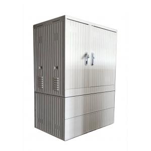 Floor Standing Power Distribution Panel Grey Smooth Surface Low Voltage