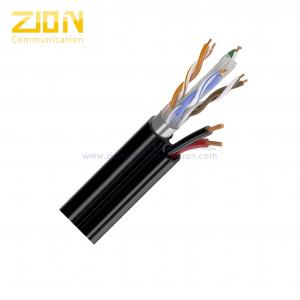 China Stranded CCA Power Security Camera Cable / CAT6 1000ft Ethernet Cable , 23 AWG Solid Copper supplier