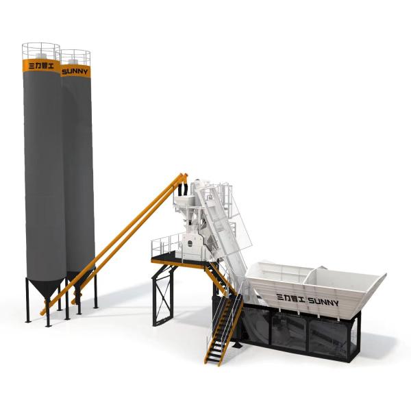 Hzs75 M3/H Smart Concrete Batching Plant: Intelligent Control System, Seamless Operation


