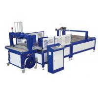 China High Speed Inline Carton Strapping Machine With PP Belt Type Strapper Connecting with Folder Gluer Machine on sale