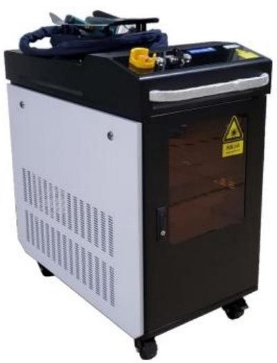 1064nm Pulse Laser Cleaning Machine , Industrial Laser Cleaning Machine 100w