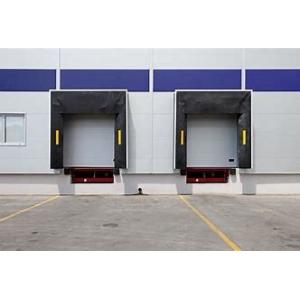 Warehouse Galvanized Steel Frame Retractable Dock Door Shelter Air pump type  inflatable door seal anti-collision