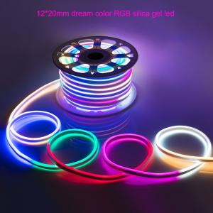 China 12*20mm dream Color LED Neon Flex Strip Programmable LED Neon Lights supplier