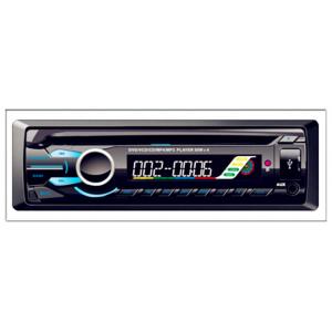 China One-Din universal Car DVD Player with Detachable panel with USB/FM/Clock/SD/Movie supplier