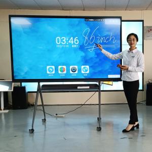 China 65 85 Inch All In One Interactive Whiteboard Touch Screen for Education School supplier