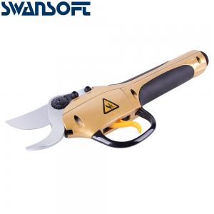 China Swansoft 30mm 36V Telescopic Fruit Electric Pruning Shears Electric Pruning Electric Scissors Tree Pruner Shears supplier