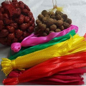 China Supermarket Plastic Net Packaging Bags Standard Mesh Sizes Fruit Vegetables Application supplier