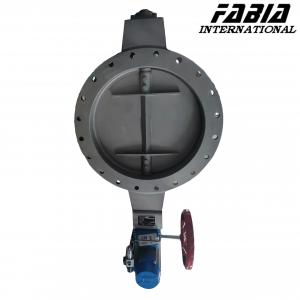 Stainless Steel Flanged Pneumatic Valve High Performance Industrial Butterfly Valve