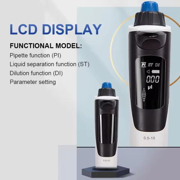 Combination Knob Control Multifunction Electronic Pipette Simple Electric Pipette