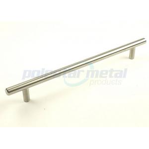 96 mm CC Brushed Nickel Steel Kitchen T Bar Door Handle / T Bar Cabinet Handles