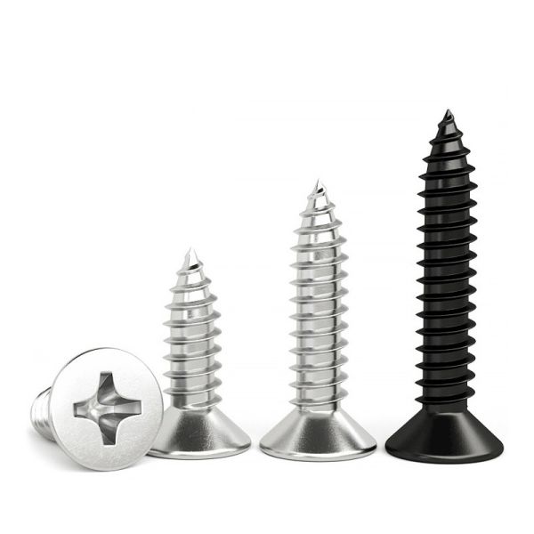 Pan Flat Round Head Self Tapping Screws Corrosion Resistant M8 Screw