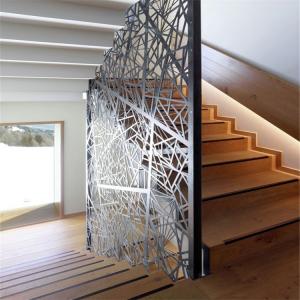 China Laser Cut Aluminum Perforated Carved Screen Panels for interior decorative room divider supplier