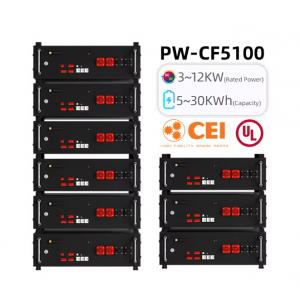 48v 100ah Solar Panel Inverter Battery Storage Residential Stackable Energy System