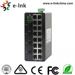 China 16-port 10/100Base-T + 4-port 1000BASE SFP Industrial Ethernet Switch wholesale