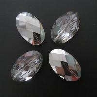 China perles de cristal de coupe de Chinois facettées par ovale for sale