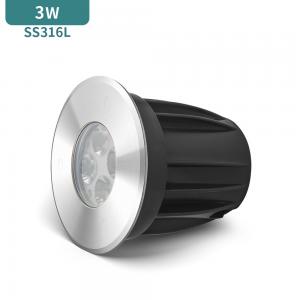 China 3W DC24V Recessed Swimming LED Pool Underwater Light supplier