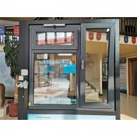 China Simple Design Aluminum Windows Triple Glazed Tilt Turn Window Residential on sale