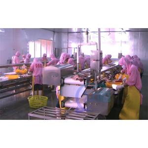 Stainless Steel 304 Fish Processing Line Assembly Line Platform Fish Deheading Production Line Table