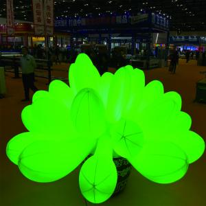 China Wedding Decoration Inflatable LED Light Colorful Large Inflatable Flowers supplier