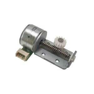 China VSM15128 Worm Shaft 5V DC 15mm Stepper Motor with Worm Gear and Pinion Gear supplier