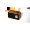 TF Card Supported Wooden Bluetooth Speaker , Line - In Function Wooden Stereo