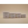 Different Volume Cosmetic Cream Containers , White Cream Jar High Performance