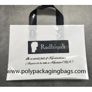 China 0.12mm HDPE Plastic Shopping Bags With Handles supplier