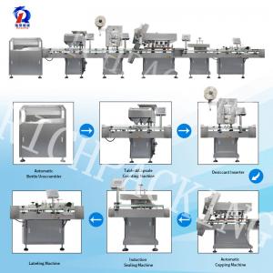 24 Channels Full Automatic Tablet Counting And Bottling Machine Production Line