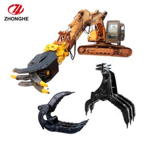 Durable 25-30T Mechanical Excavator Grab For Hitachi Komatsu Sany