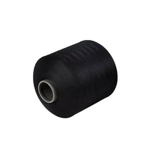 Textile Dyed Polyester Spun Yarn High Strength With Black Color