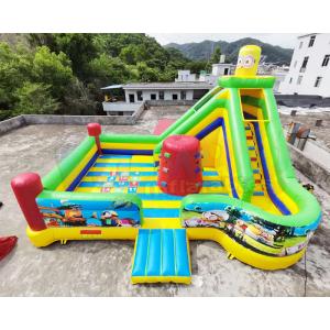 China Digital Printing Minion Commercial Bouncy Castles Children Combo Slide wholesale