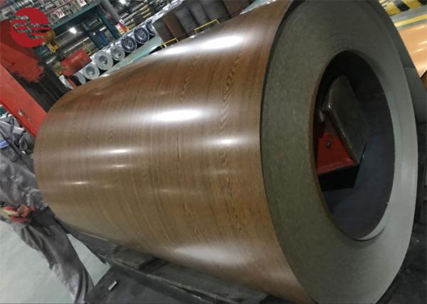 Q195 Prepainted Steel Coil Galvanized With Color Coated Ppgi Wooden Patten