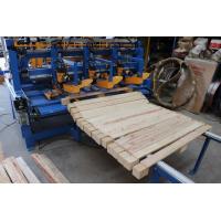 China Wooden Pallet Foot Pier Making Machine Foot Pier Production, Nailing And Cutting Integrated Machine on sale