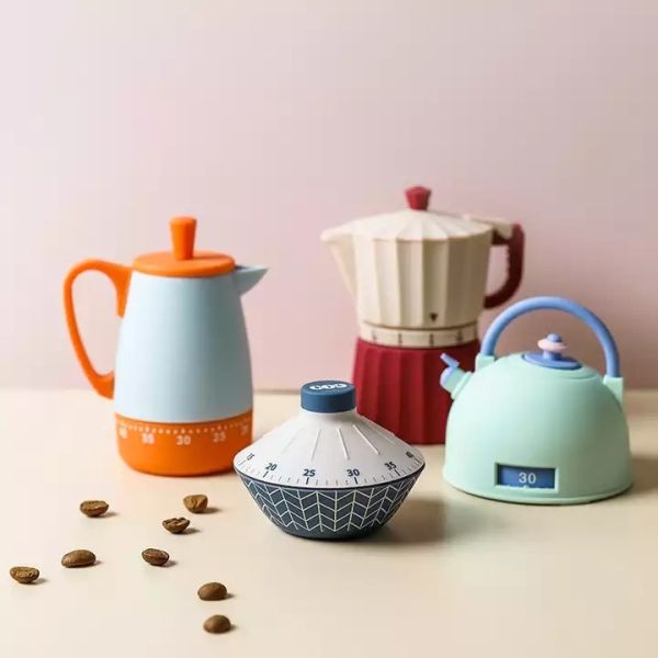 Mute Safe Countdown Alarm Modern Home Cute Cooking Timer , Mini Kitchen Timer Clock