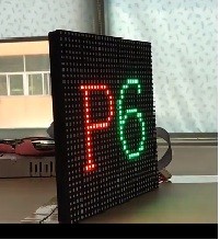 China Module de Matrix électronique imperméable de panneau d'affichage numérique de P6 avec 1024 points 5200 lentes supplier