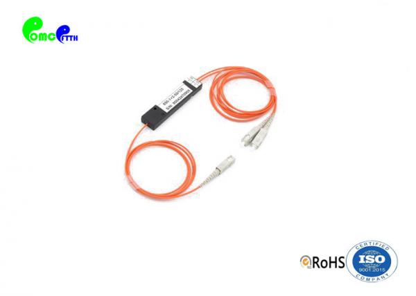 1x2 Multimode Fiber Optic Coupler With Excellent Environmental Stability With SC