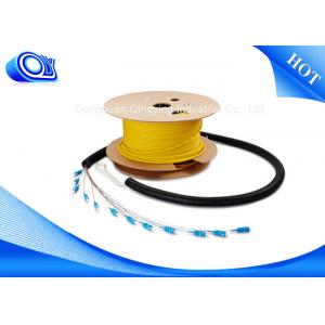 China Waterproof FTTH Indoor Fiber Optic Patch Cord Armored Steel Tube for Rodent Resistance supplier