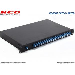 China 19'' Patch Panel Passive Optical DWDM 40CH Single Fiber For 3G 4G 5G Networks supplier