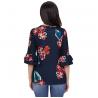 Women Fasion 2018 New Arrival Woman Top Belled Sleeve Shirts Floral Casual Tops