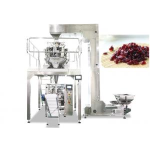 China Multihead Weigher Automatic Packing Machine For Dried Cranberries , Fruit , Candy supplier