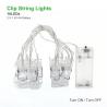 China LED String lights Card Photo Clip Holder Fairy Garland lamp For Christmas New Year Wedding Party Decoration Battery holi wholesale