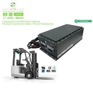 China CTS Customize AGV forklift Battery 24V 48V 60V 72V 80V High Current lifepo4 lithium Battery with smart BMS supplier