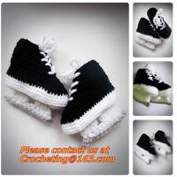 Baby Shoes Infants Crochet Knit Fleece Boots Toddler Girl Boy Wool Snow Crib Shoes Winter Booties