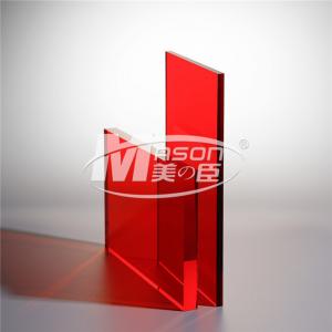 Red Color Acrylic Sheet High Gloss Plastic Sheets Acrylic Board