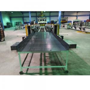 100mm - 600mm Moderate Cable Tray Roll Forming Machine Galvanized Steel Perforated