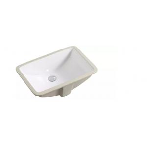 China Countertop Bathroom Wash Basin Rectangle Porcelain Cupc Undermount supplier