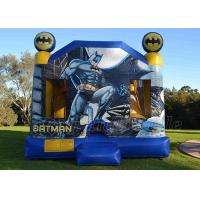 China Superheroes Batman Childrens Bouncy Castle Combo Inflatable Bouncer Bounce House on sale