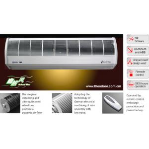 Natural Wind Compact Air Curtains For Overhead Doors With Cross Flow