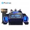 9D Virtual Reality Cinema VR Shooting Games 6 Seats Car Simulator With CE