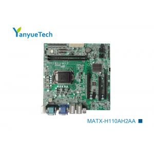 MATX-H110AH2AA Intel Micro ATX Motherboard / 2 LAN 10 COM 10 USB 4 Slot 1 PCI Msi H110 Pro Lga
